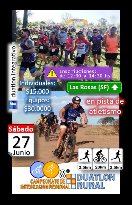 2° Fecha Duatlón de Integración Regional