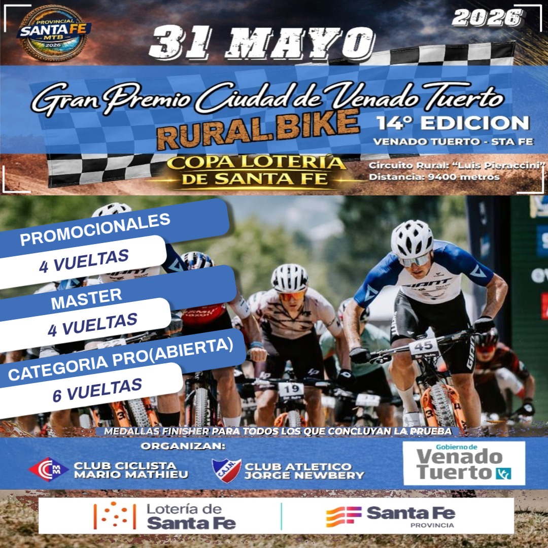 14 Dedicion Rural Bike Venado Tuerto Sta Fe